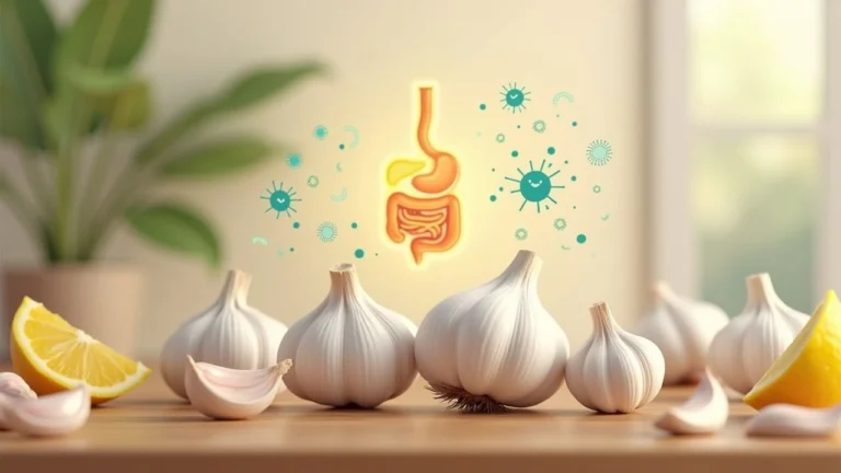 Garlic for Stomach Bacteria: Supporting digestion and gut balance naturally.